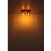 Lámparas Globo Lighting Underwood Plafones Madera oscura, Crudo, 2 luces
