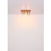 Lámparas Globo Lighting Underwood Plafones Madera oscura, Crudo, 2 luces