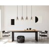 Lámparas Globo Lighting Underwood Lámparas suspendidas Madera oscura, Crudo, 4 luces