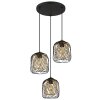 Lámparas Globo Lighting Dichti Lámparas suspendidas Negro, 3 luces