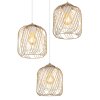 Lámparas Globo Lighting Dichti Lámparas suspendidas Color arena, 3 luces