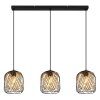 Lámparas Globo Lighting Dichti Lámparas suspendidas Negro, 3 luces