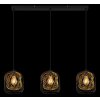 Lámparas Globo Lighting Dichti Lámparas suspendidas Negro, 3 luces