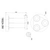 Lámparas Globo Lighting Belinda Lámparas suspendidas LED Blanca, 1 luz