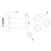 Lámparas Globo Lighting Belinda Lámparas suspendidas LED Negro, 1 luz