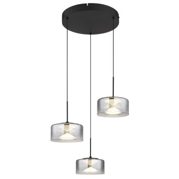 Lámparas Globo Lighting Belinda Lámparas suspendidas LED Negro, 1 luz