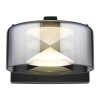Lámparas Globo Lighting Belinda Apliques LED Negro, 1 luz