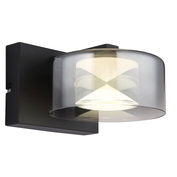Lámparas Globo Lighting Belinda Apliques LED Negro, 1 luz