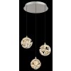Lámparas Globo Lighting Virina Lámparas suspendidas LED Cromo, 1 luz