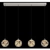 Lámparas Globo Lighting Virina Lámparas suspendidas LED Cromo, 1 luz