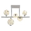 Lámparas Globo Lighting Virina Plafones LED Cromo, 1 luz