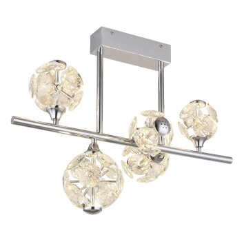 Lámparas Globo Lighting Virina Plafones LED Cromo, 1 luz