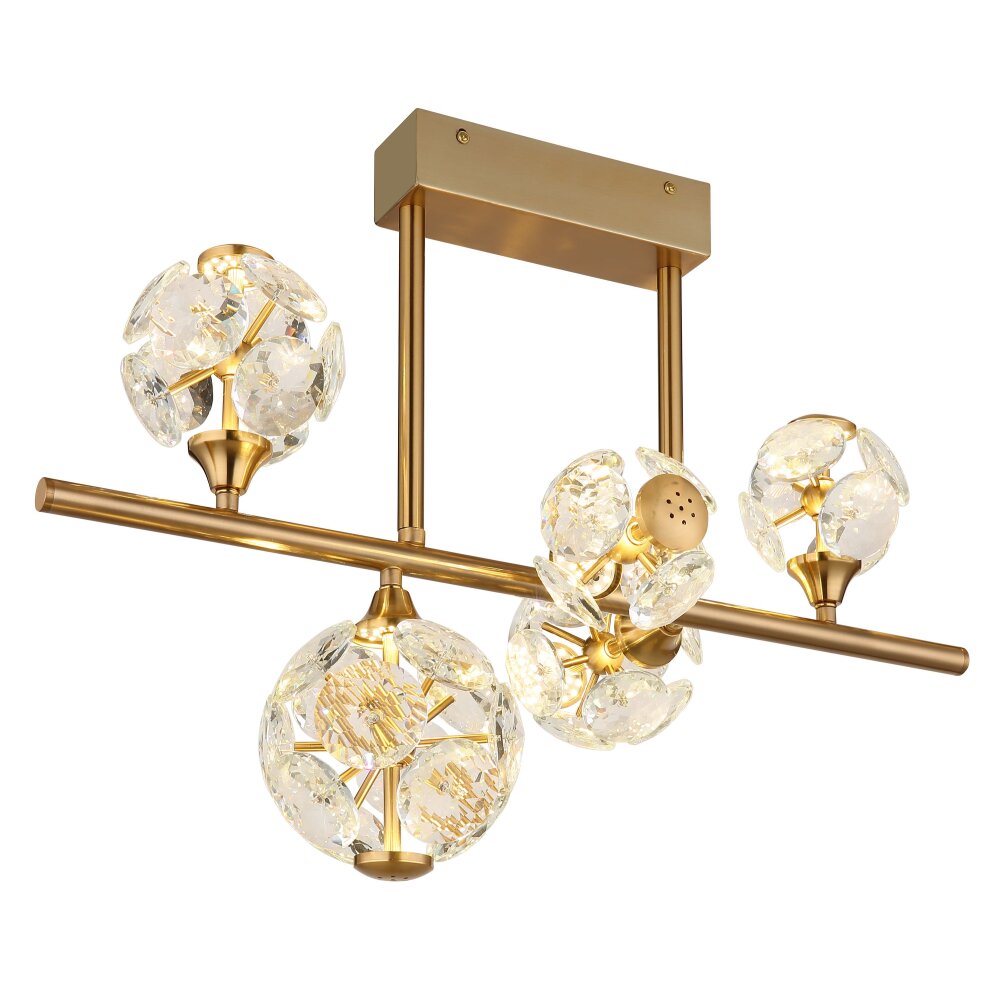 Lámparas Globo Lighting Virina Plafones LED dorado, 1 luz main product photo