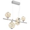 Lámparas Globo Lighting Virina Lámparas suspendidas LED Cromo, 1 luz