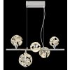 Lámparas Globo Lighting Virina Lámparas suspendidas LED Cromo, 1 luz