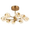 Lámparas Globo Lighting Virina Plafones LED dorado, 1 luz