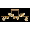 Lámparas Globo Lighting Virina Plafones LED dorado, 1 luz