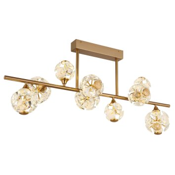 Lámparas Globo Lighting Virina Plafones LED dorado, 1 luz