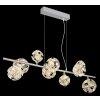 Lámparas Globo Lighting Virina Lámparas suspendidas LED Cromo, 1 luz