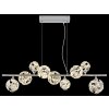 Lámparas Globo Lighting Virina Lámparas suspendidas LED Cromo, 1 luz