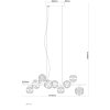 Lámparas Globo Lighting Virina Lámparas suspendidas LED dorado, 1 luz