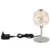 Lámparas Globo Lighting Virina Lámparas de mesa LED Cromo, 1 luz