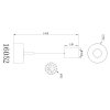Lámparas Globo Lighting Trenton Lámparas suspendidas LED Negro, 1 luz