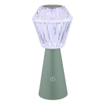Lámparas Globo Lighting Polimi Lámparas de mesa LED Verde, 1 luz, Cambia de color
