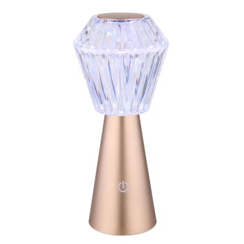 Lámparas Globo Lighting Polimi Lámparas de mesa LED champán, 1 luz, Cambia de color