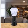 Lámparas Globo Lighting Polimi Lámparas de mesa LED Negro, 1 luz, Cambia de color