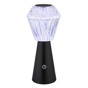 Lámparas Globo Lighting Polimi Lámparas de mesa LED Negro, 1 luz, Cambia de color