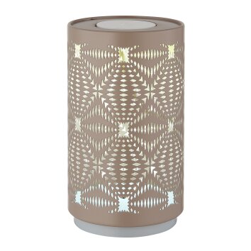 Lámparas Globo Lighting Amiyah Lámparas de mesa LED Blanca, 1 luz, Cambia de color