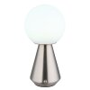 Lámparas Globo Lighting Sora Lámparas de mesa LED Níquel-mate, 1 luz