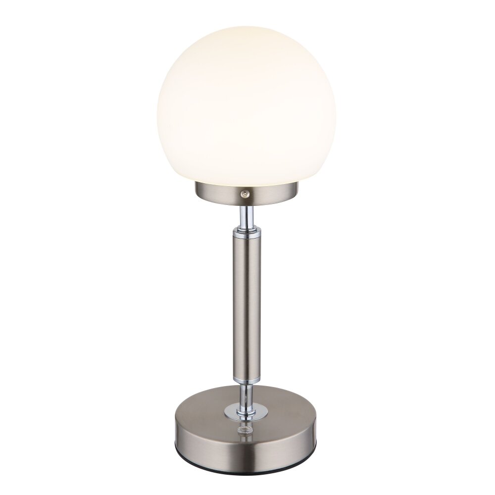 Lámparas Globo Lighting Haku Lámparas de mesa LED Níquel brillo, Níquel-mate, 1 luz main product photo
