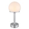 Lámparas Globo Lighting Haku Lámparas de mesa LED Plata, 1 luz