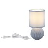 Lámparas Globo Lighting Sylas Lámparas de mesa Azul, 1 luz