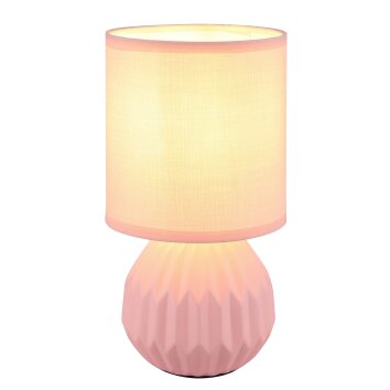 Lámparas Globo Lighting Sylas Lámparas de mesa Rosa, 1 luz