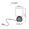 Lámparas Globo Lighting Sylas Lámparas de mesa Negro, 1 luz