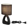 Lámparas Globo Lighting Triangle Lámparas de mesa Negro, 1 luz