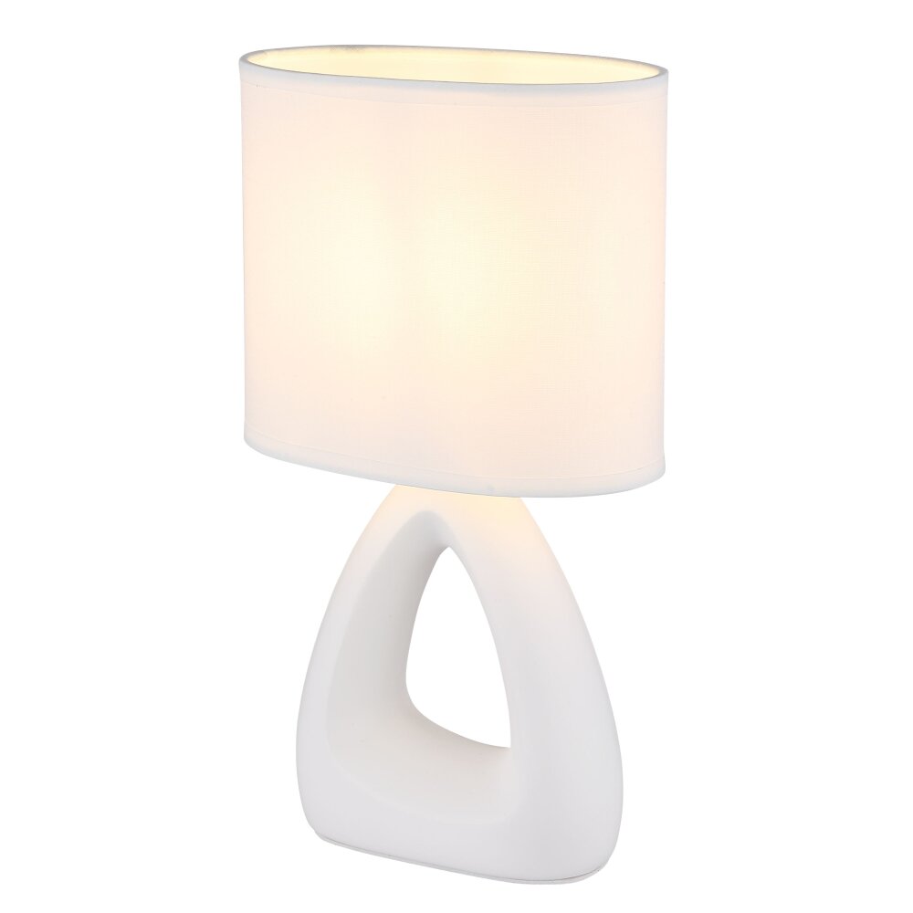 Lámparas Globo Lighting Triangle Lámparas de mesa Blanca, 1 luz main product photo