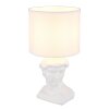 Lámparas Globo Lighting Hermes Lámparas de mesa Blanca, 1 luz