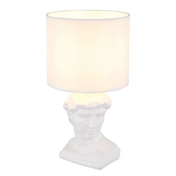 Lámparas Globo Lighting Hermes Lámparas de mesa Blanca, 1 luz