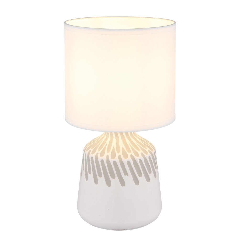 Lámparas Globo Lighting Rela Lámparas de mesa Blanca, 1 luz main product photo