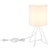 Lámparas Globo Lighting Tamian Lámparas de mesa Blanca, 1 luz