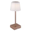 Lámparas Globo Lighting Xayden Lámparas de mesa LED champán, Color champán, 1 luz
