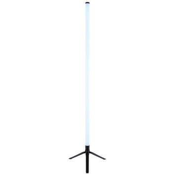 Lámparas Globo Lighting Rocky Lámpara de pie LED Negro, 1 luz, Mando a distancia, Cambia de color