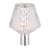 Lámparas Globo Lighting Gixi Lámparas de mesa LED Cromo, Transparente, claro, 1 luz