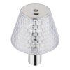 Lámparas Globo Lighting Gixi Lámparas de mesa LED Cromo, Transparente, claro, 1 luz
