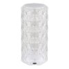 Lámparas Globo Lighting Gixi Lámparas de mesa LED Plata, Transparente, claro, 1 luz, Cambia de color