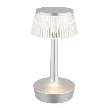 Lámparas Globo Lighting Lucio Lámparas de mesa LED Plata, 1 luz